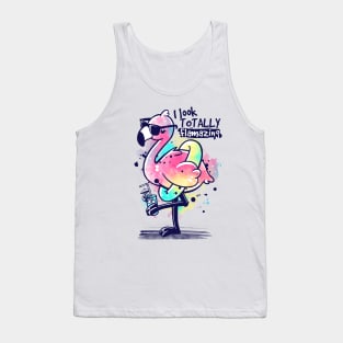 Flamazing flamingo Tank Top